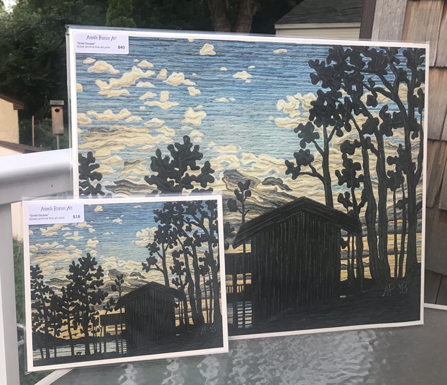 “Great Escape” Process – Amanda Pearson Art